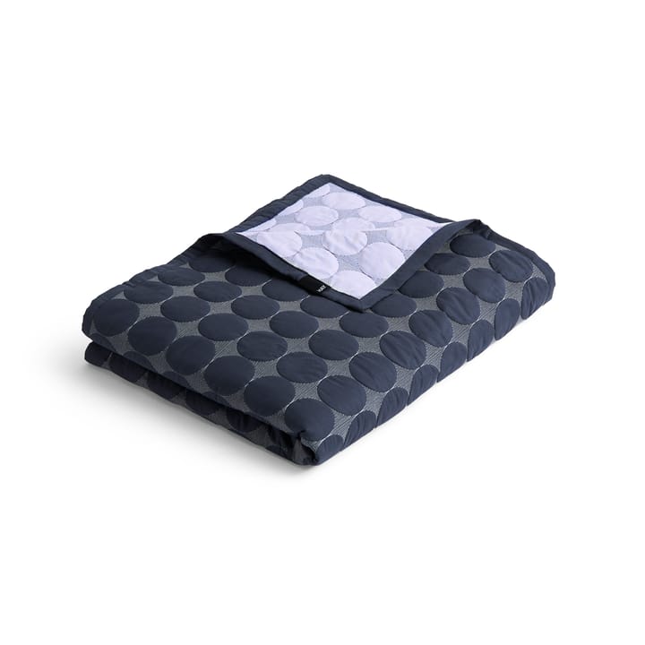 Mega Dot sengetæppe organic 260x260 cm - Midnight blue - HAY