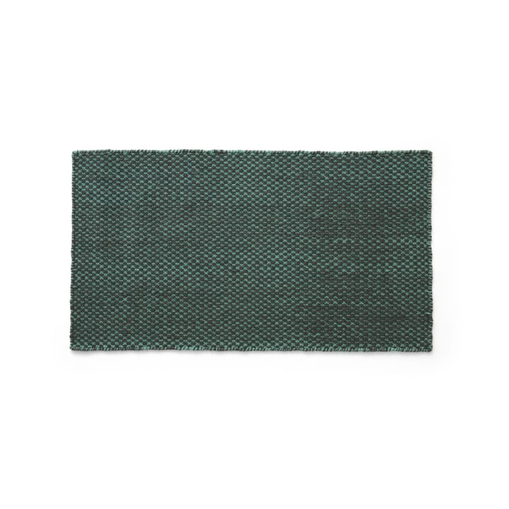 Moiré kelimtæppe 52x95 cm - Emerald green - HAY