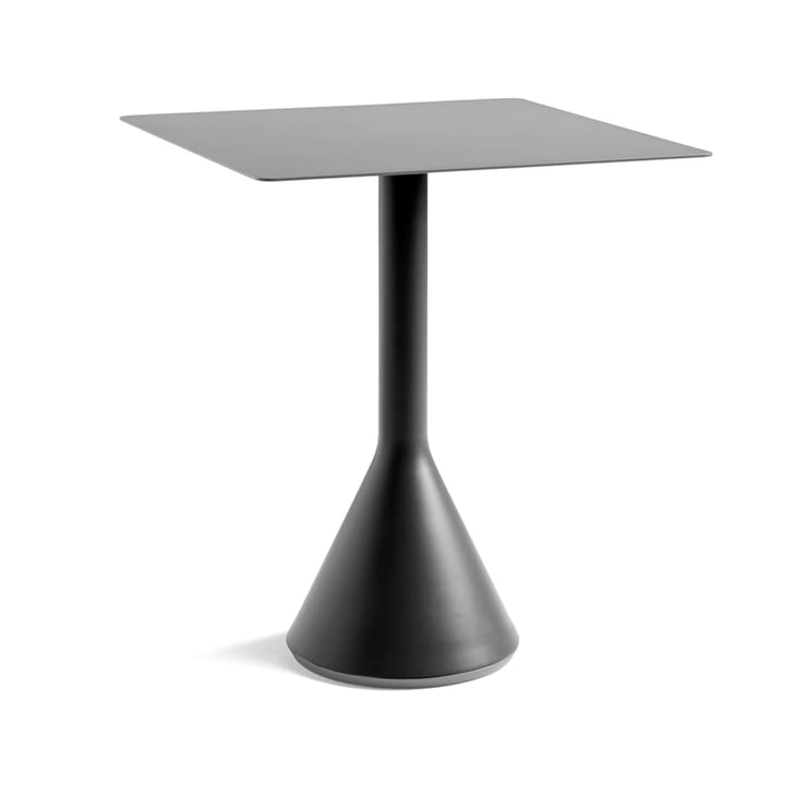 Palissade Cone kvadratisk cafébord 65x65 cm, Anthracite HAY