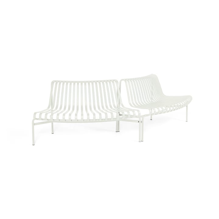 Palissade Dining parkbænk out-out - Cream white - HAY