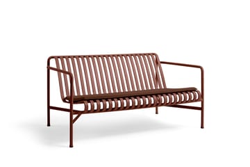 Palissade loungesofa - Iron red - HAY