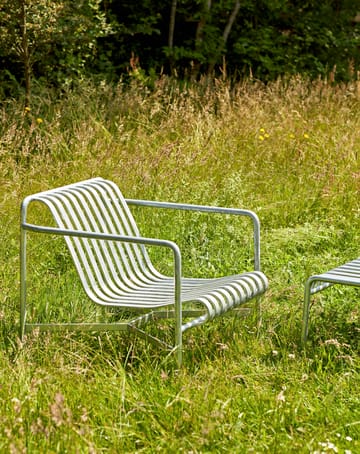 Palissade Low loungestol - hot galvanized - HAY