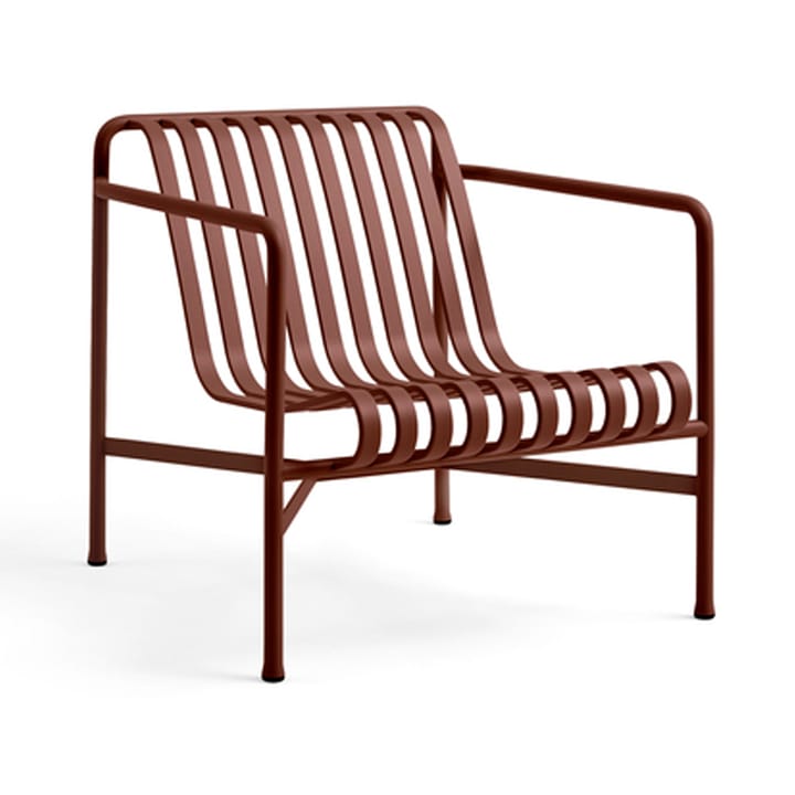 Palissade Low loungestol, Iron red HAY