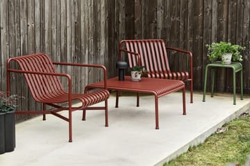 Palissade Low loungestol - Iron red - HAY