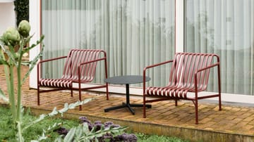 Palissade Low loungestol - Iron red - HAY