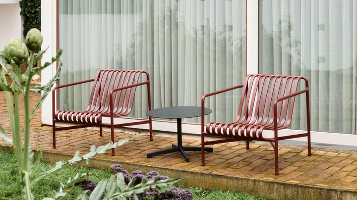 Palissade Low loungestol, Iron red HAY