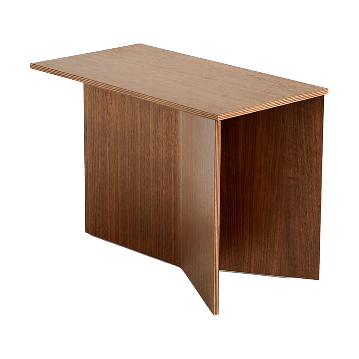 Slit Oblong sidebord 27,5x49 cm - Lacquered walnut - HAY