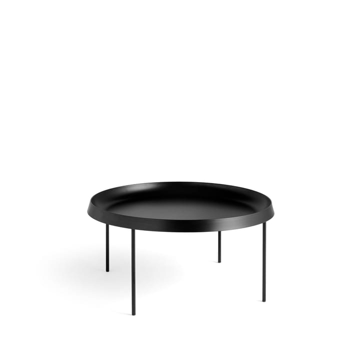 Tulou sofabord - Black, Ø75 cm - HAY