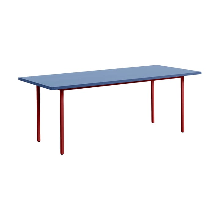 Two-Colour spisebord Ø105 cm - Maroon red-blue - HAY