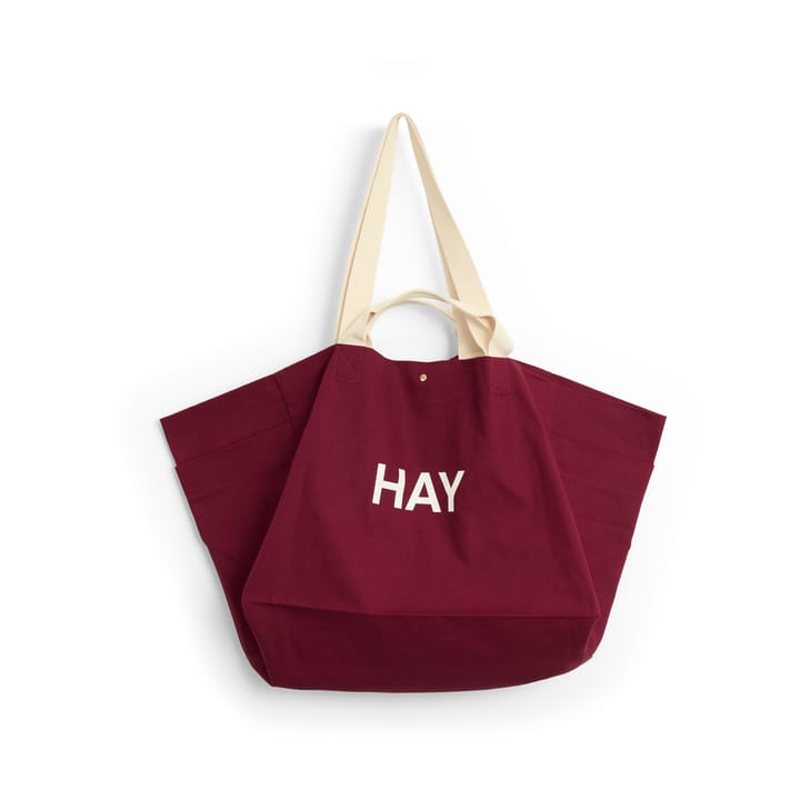 Weekend Bag Organic taske L - Burgundy - HAY