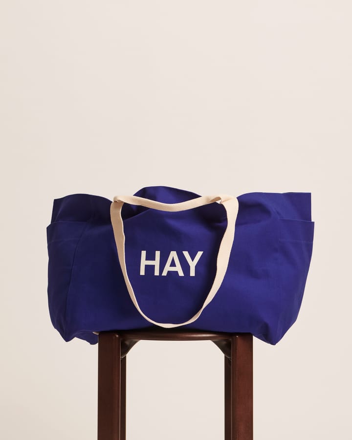 Weekend Bag Organic taske L, Electric blue HAY