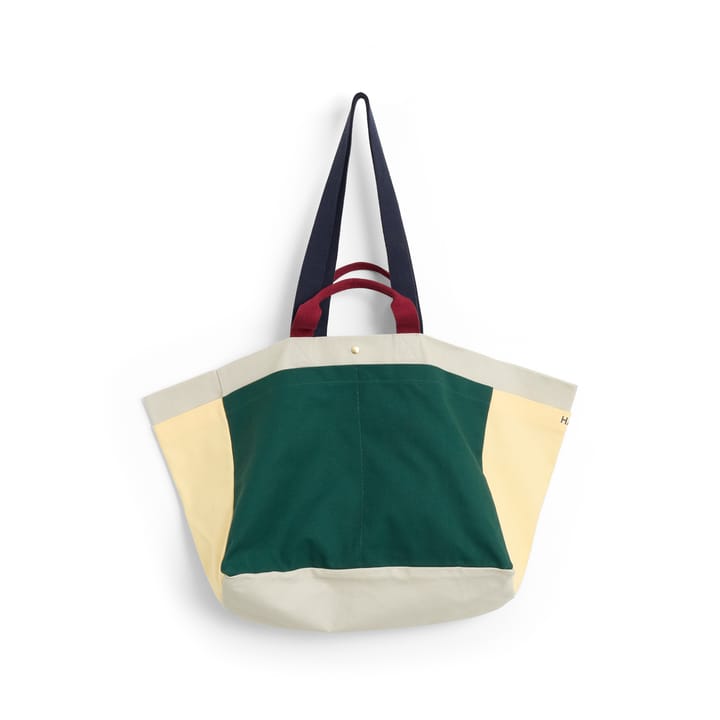 Weekend Bag Organic taske M - Dark green multi - HAY