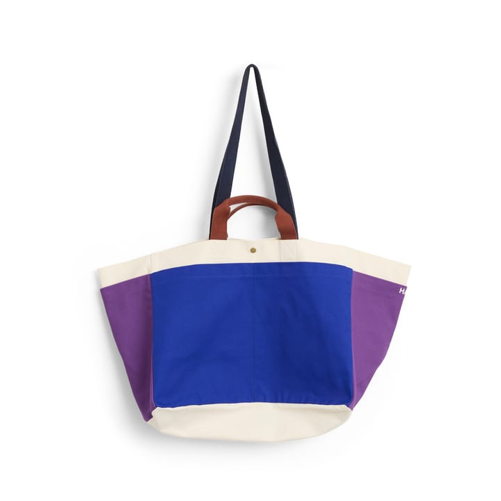 Weekend Bag Organic taske M, Electric blue multi HAY