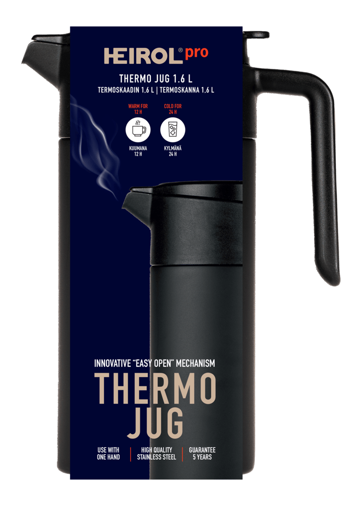 Heirol termokande 1,6 l - Sort - Heirol