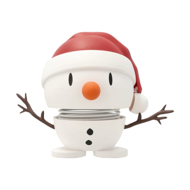 Hoptimist Soft Santa Snowman S figur. - White - Hoptimist