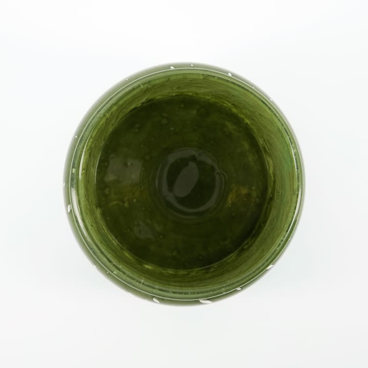 Bole vase Ø17,5 cm - Mørkegrøn - House Doctor