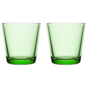 Kartio glas 21 cl 2 stk - æblegrøn - Iittala