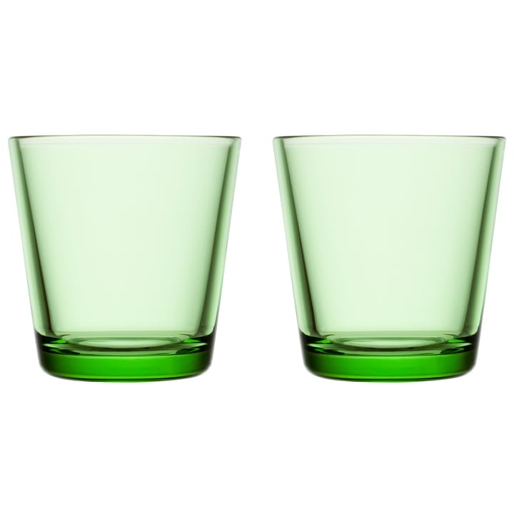 Kartio glas 21 cl 2 stk, æblegrøn Iittala