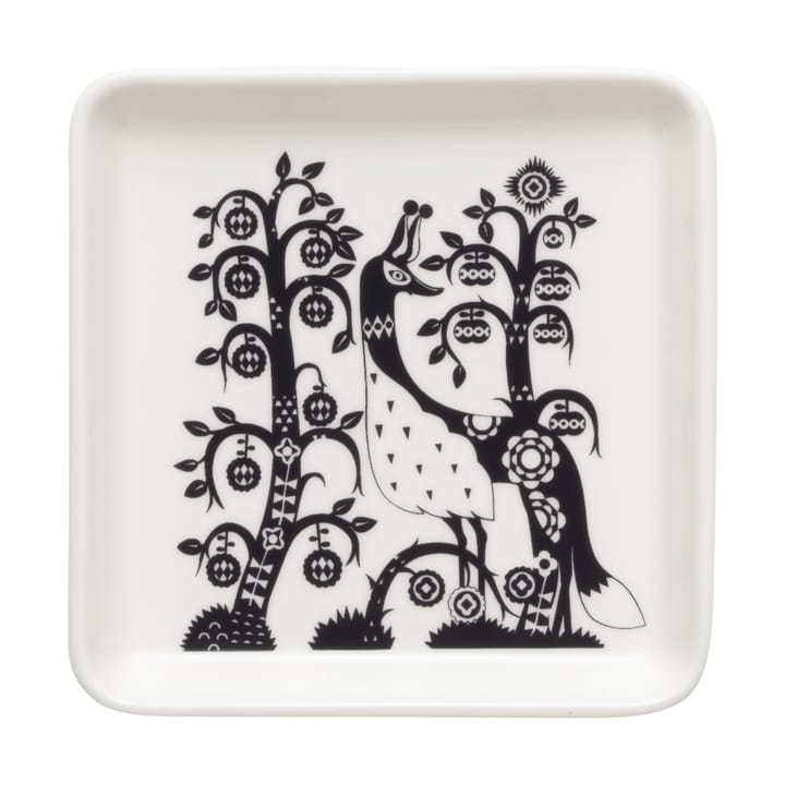 Taika tallerken 12x12 cm - Sort - Iittala