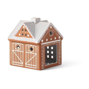 Gingerbread lysestage hus - Christmas barn 11,5 cm - Kähler