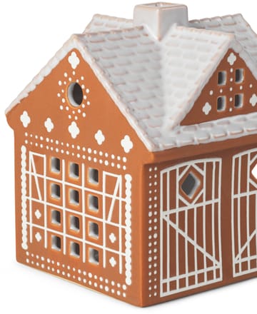 Gingerbread lysestage hus - Christmas barn 11,5 cm - Kähler