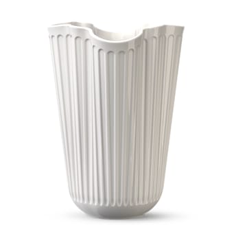 Hammershøi vase unfold 16,5 cm - Hvid - Kähler