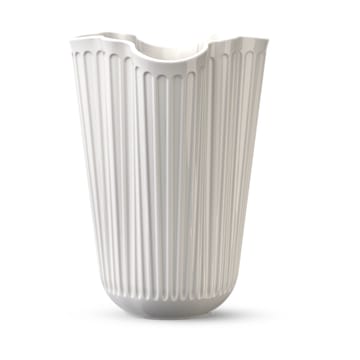 Hammershøi vase unfold 20,5 cm - Hvid - Kähler