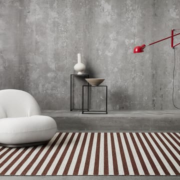 Narrow Stripe Icon entrétæppe/løber - Red clay 240x85 cm - Kasthall