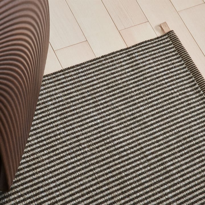 Stripe Icon entrétæppe/løber - Bark brown 782 90x250 cm - Kasthall