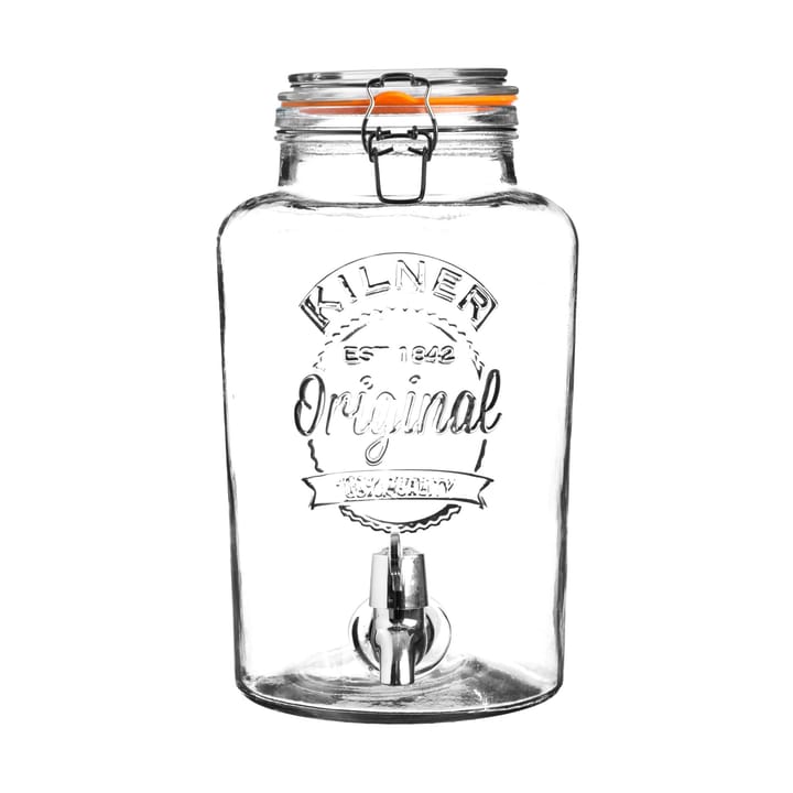 Kilner glasbeholder med tappehane 5 l - Transparent - Kilner