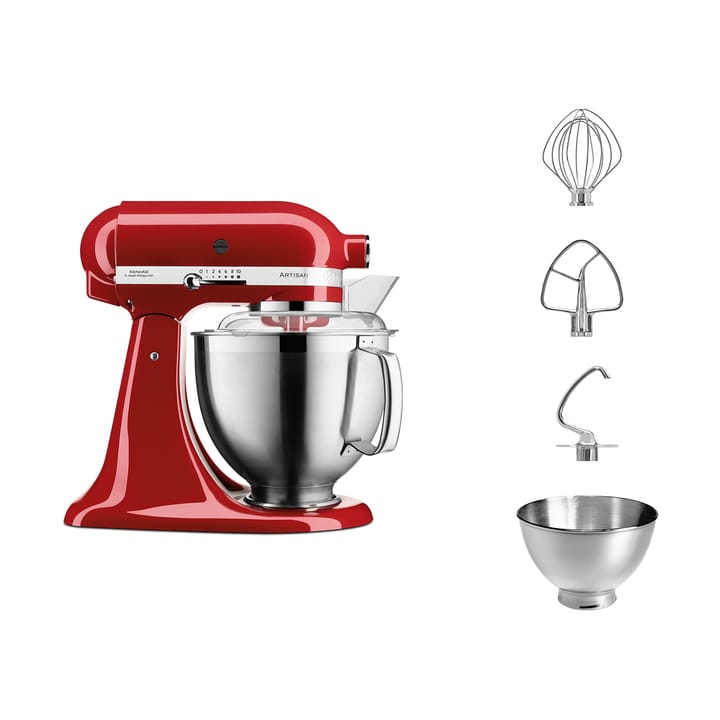 Artisan køkkenmaskine premium 4,8 L - Empire red - KitchenAid