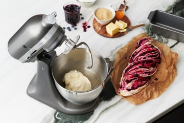 Artisan køkkenmaskine premium 4,8 L - Medallion silver - KitchenAid