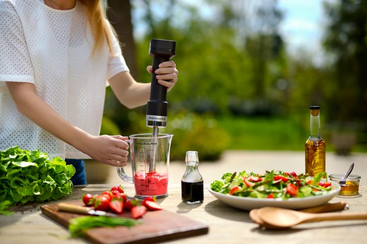 KitchenAid Go trådløs stavblender med batteri - Black matte - KitchenAid