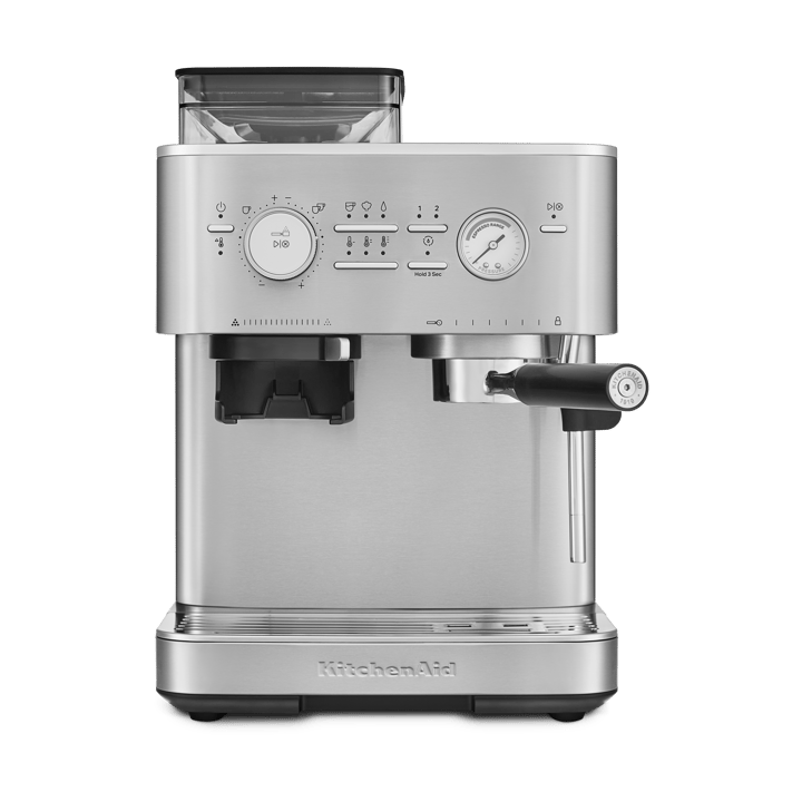 KitchenAid halvautomatisk espressomaskine med kværn - Stainless steel - KitchenAid