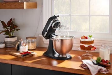 KitchenAid skål dobbelt håndtag 4,7 L - Hammered copper - KitchenAid