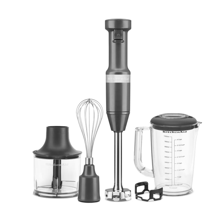 KitchenAid stavblender sæt - Dark grey - KitchenAid