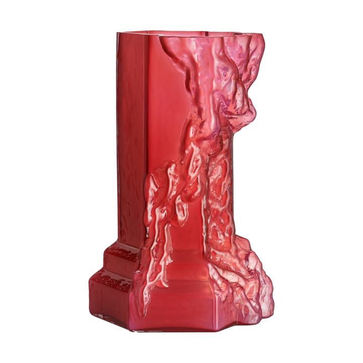 Rocky Baroque vase 35 cmm - Hot pink - Kosta Boda