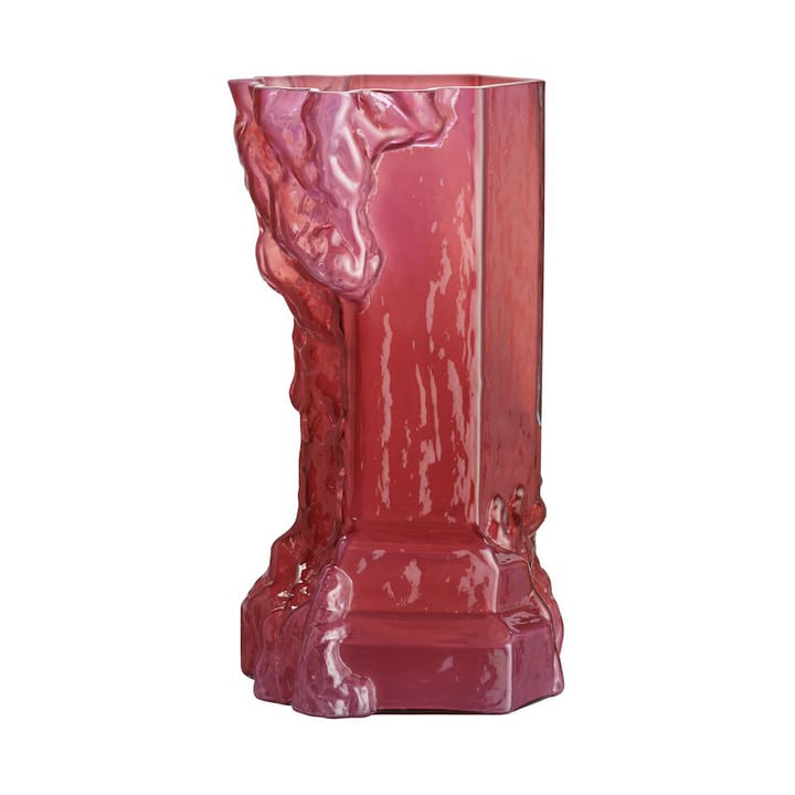 Rocky Baroque vase 35 cmm - Hot pink - Kosta Boda