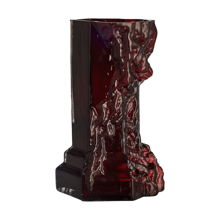 Rocky Baroque vase 35 cmm - Oxblood - Kosta Boda