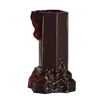 Rocky Baroque vase 35 cmm - Oxblood - Kosta Boda