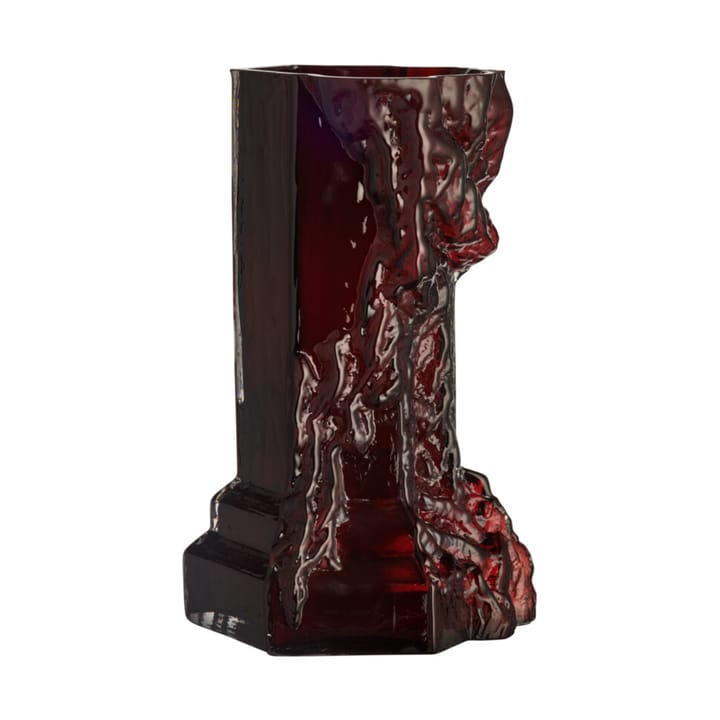 Rocky Baroque vase 35 cmm, Oxblood Kosta Boda