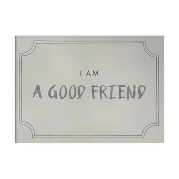 Good friend diploma plakat 21x30 cm - Dusty mint - Kunskapstavlan®