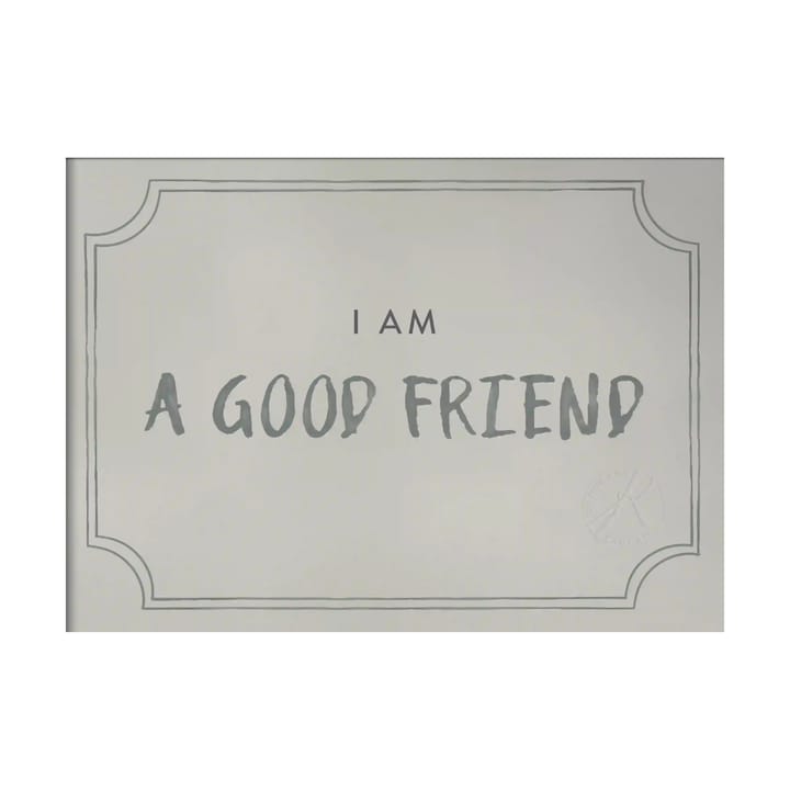 Good friend diploma plakat 21x30 cm - Dusty mint - Kunskapstavlan®