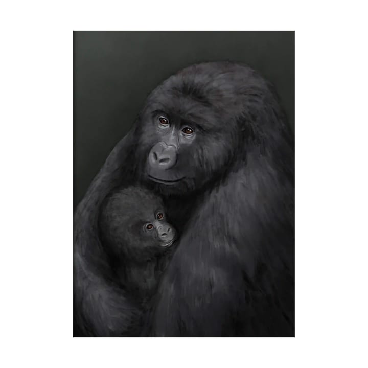 The Mountain Gorilla plakat, 30x40 cm Kunskapstavlan®