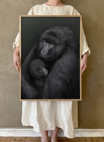 The Mountain Gorilla plakat - 30x40 cm - Kunskapstavlan®