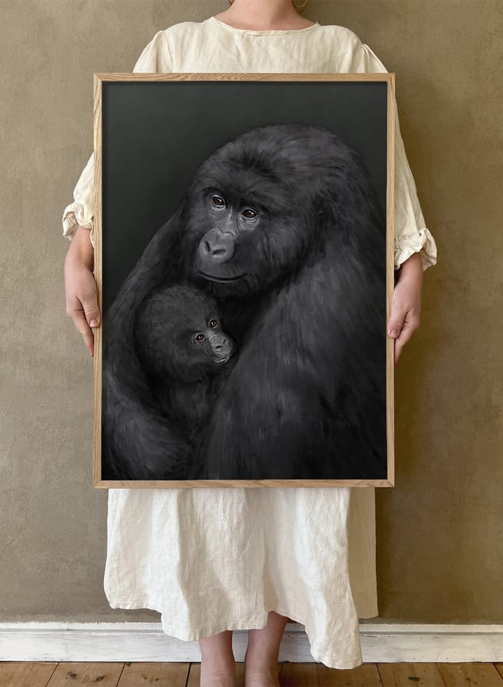 The Mountain Gorilla plakat, 30x40 cm Kunskapstavlan®