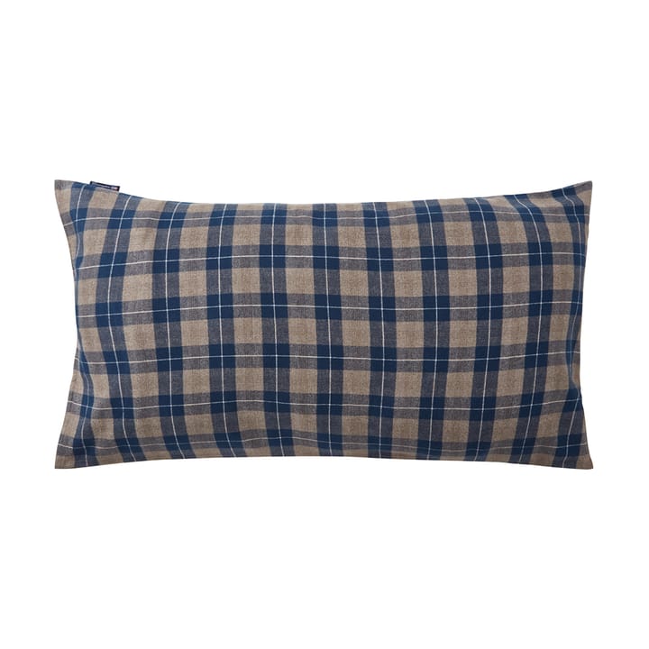 Checked Flannel pudebetræk 50x90 cm, Denim blue-beige Lexington