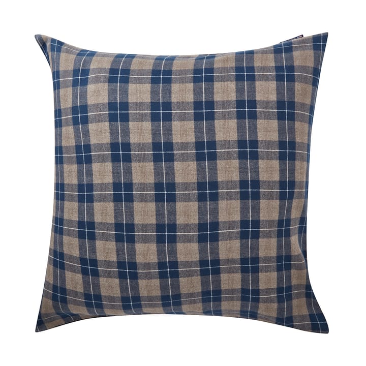 Checked Flannel pudebetræk 65x65 cm, Denim blue-beige Lexington