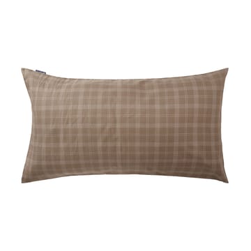 Checked Pin Point Oxford pudebetræk 50x90 cm - Brown - Lexington