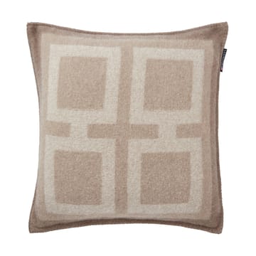 Graphic Recycled Wool pudebetræk 50x50 cm - Light beige - Lexington